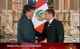 Rafael Correa y Alan García