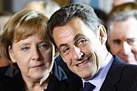 Angela Merkel y Sarkozy