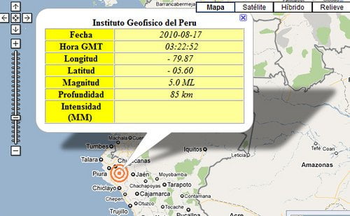 Sismo Piura