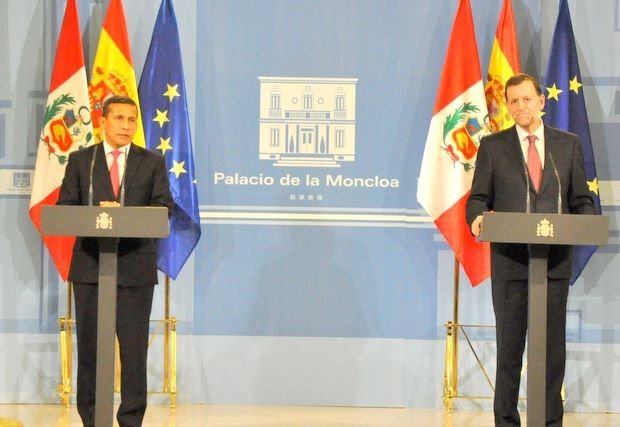Humala se reunió ayer con presidente español