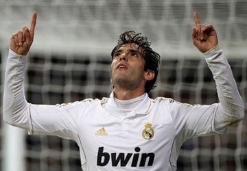 Kaká marcó un gol en el triunfo del Real Madrid ante el Zaragoza