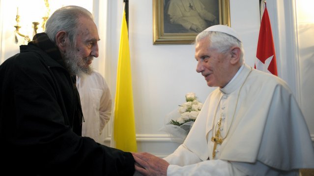 Fidel Castro y Benedicto XVI