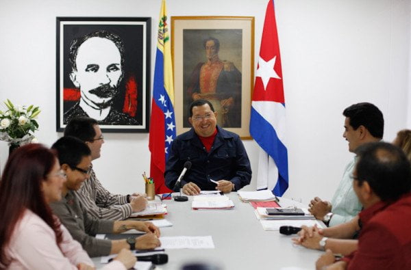 Hugo Chávez reapareción en TV