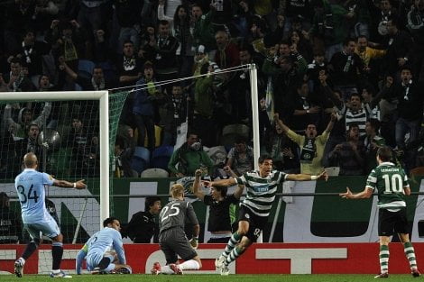 Sporting de Lisboa ganó 1-0 al Manchester City en el encuentro de ida de la Europa League