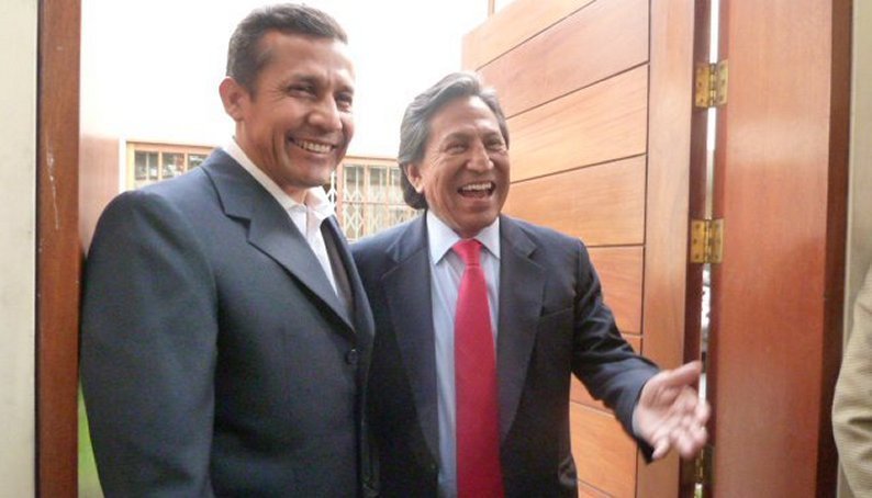 Ollanta Humala y Alejandro Toledo