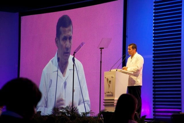 Ollanta Humala en Cartagena