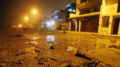 Inundación en Chorrillos