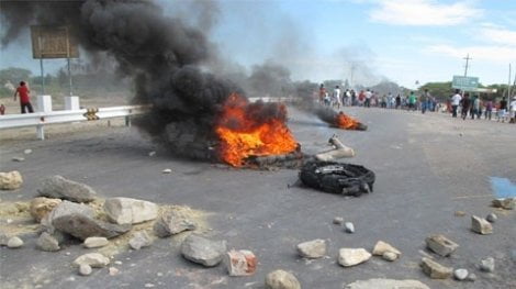 Protestas en Piura