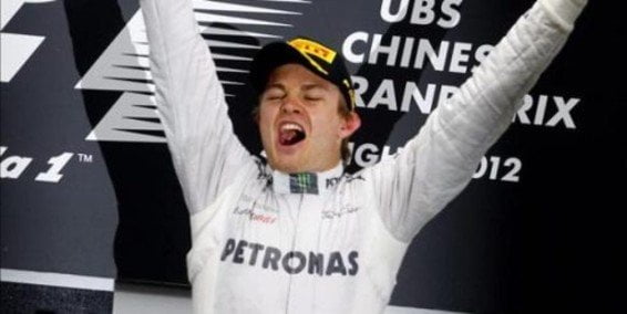 Nico Rosberg ganó en China su primera carrera de Fórmula 1