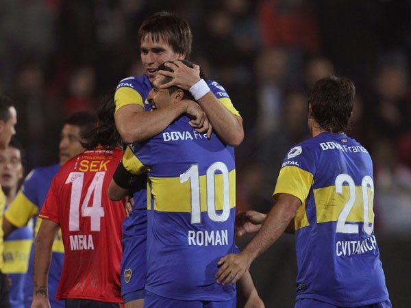 Boca celebra su clasificación a los cuartos de final de la Copa Libertadores