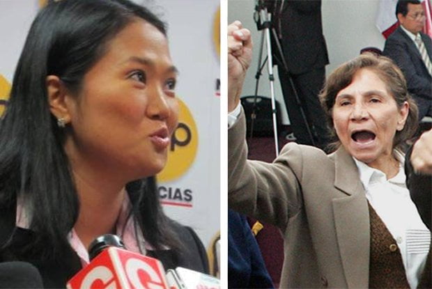 Keiko Fujimori y Elena Iparraguirre