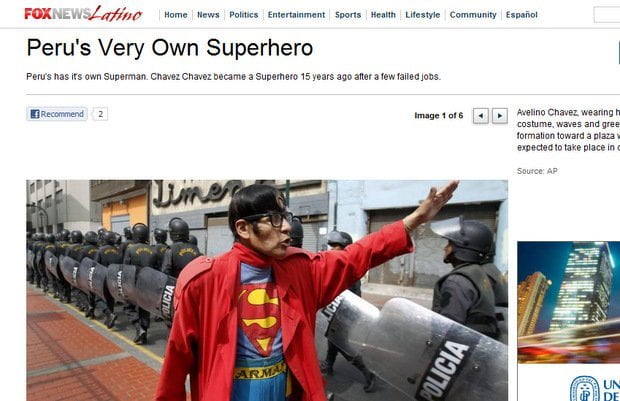 El Superman "Cholo" en Fox News