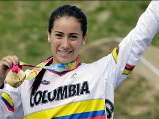 Colombia obtuvo su primera medalla de oro en Londres a través de la ciclista Mariana Pajón