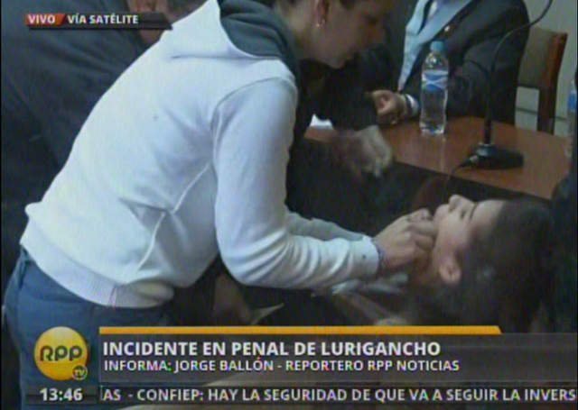 Eva Bracamonte sufre desmayo / Captura RPP TV