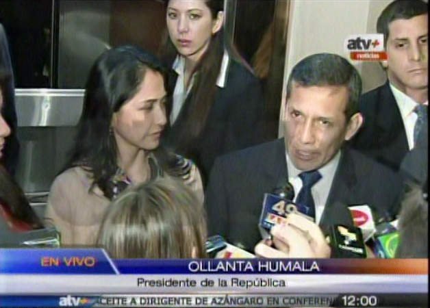 Ollanta Humala y Nadine Heredia