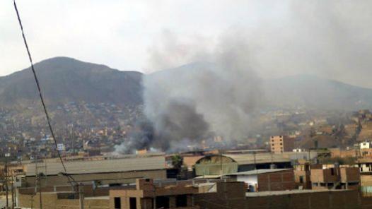 Incendio en Puente Piedra