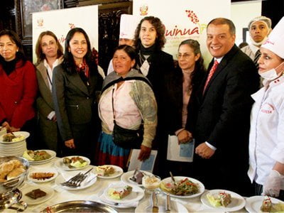 Nadine Heredia y Carolina Trivelli