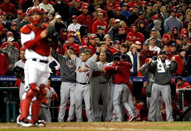 Épico partido de los Cardenales de San Luis. Remontaron UN 0-6 para finalmente derrotar a los Nacionales por 9-7