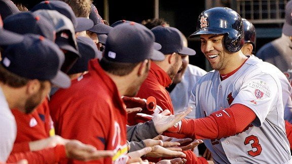 Los Cardenales se adjudicaron el primer partido de la Serie de Campeonato que disputan ante los Gigantes de San Francisco.