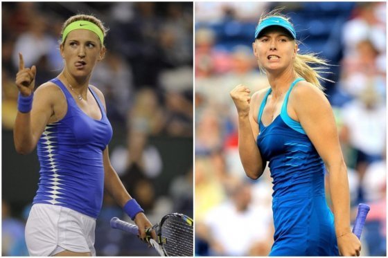 Las principales tenistas del circuito femenino Azarenka y Sharapova, avanzaron a semifinales de Pekín