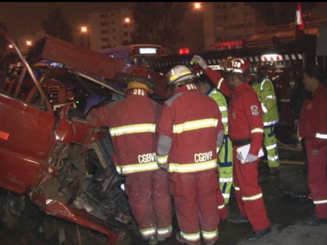 Accidente en San Borja