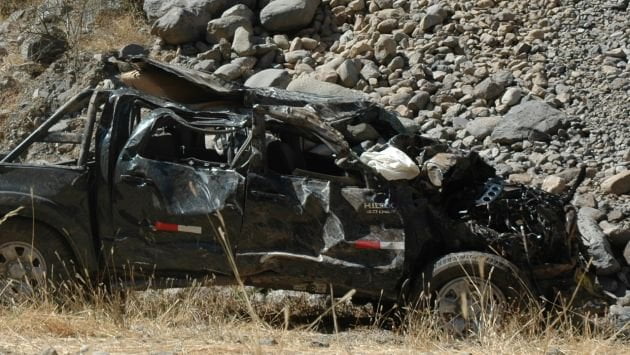 Accidente de carretera en Huarochirí (Peru 21)