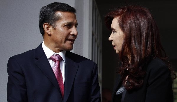 Ollanta Humala y Cristina Fernández