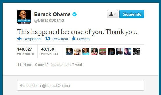 Barack Obama en Twitter