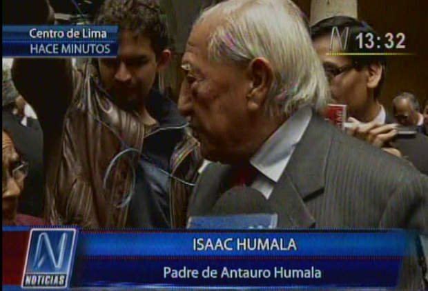 Isaac Humala choca con Elena Tasso