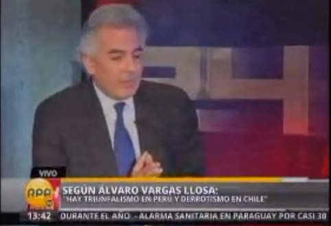 Álvaro Vargas Llosa en TVN