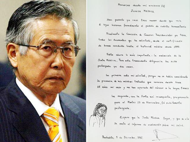 Carta Alberto Fujimori (RPP)