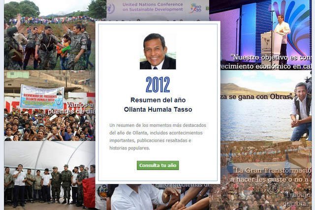 Lo mejor del año en el perfil de Ollanta Humala
