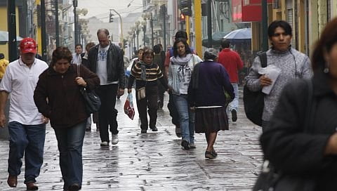 Lloviznas en Lima (Foto: El Comercio)