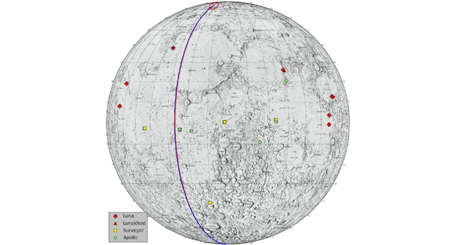 Mapa lunar (NASA)