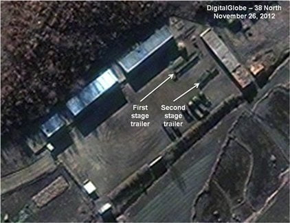 Imágenes satelitales de Norcorea