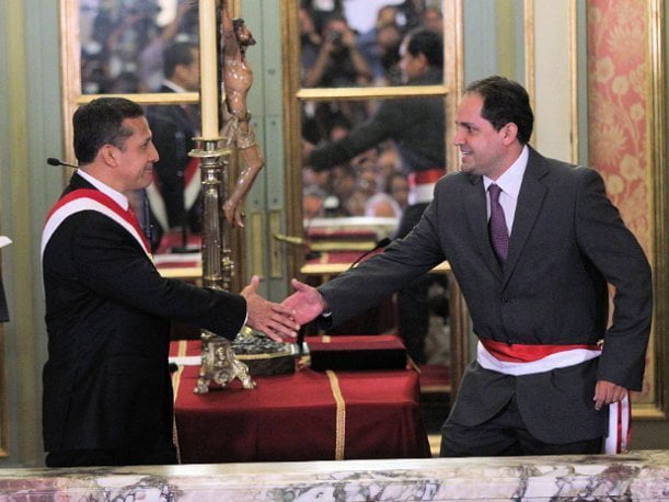 Ollanta Humala y José Villena, en momentos mejores
