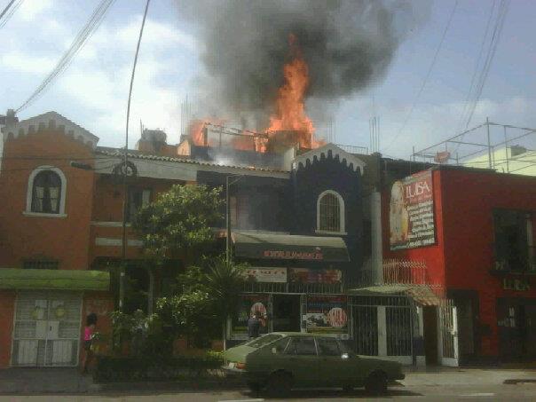 Incendio en Lince