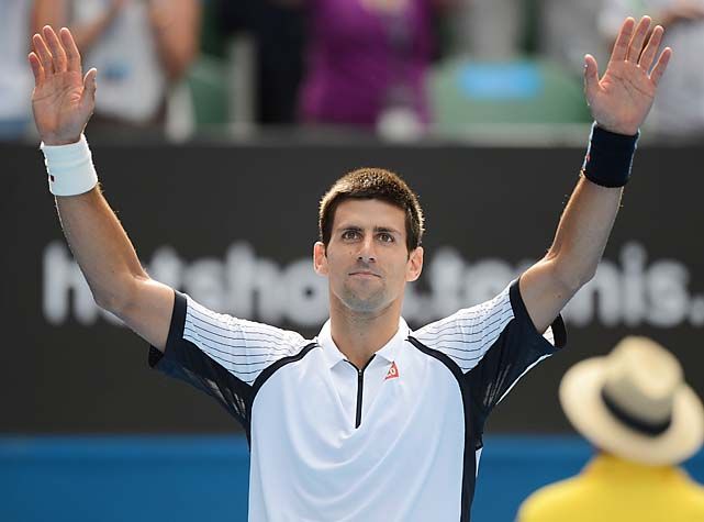 Djokovic tuvo a un rival aguerrido como Stepanek, a quien venció en sets consecutivos