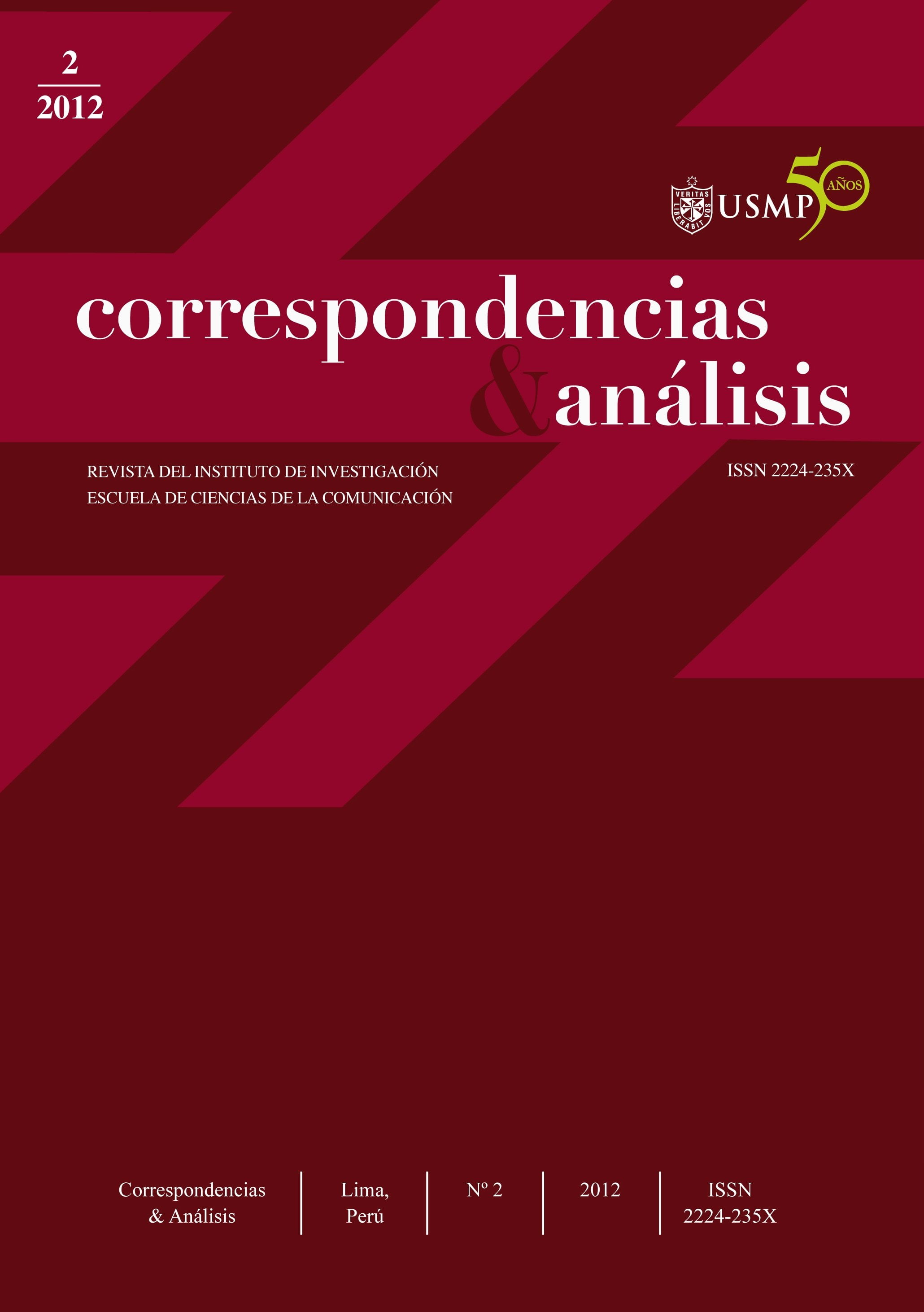 Portada de Correspondencias & Análisis