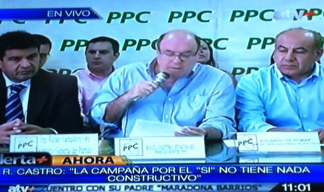 Rueda de prensa del PPC (ATV +)