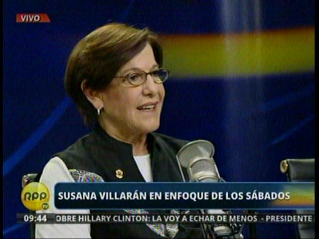 Susana Villarán (Captura RPP TV)