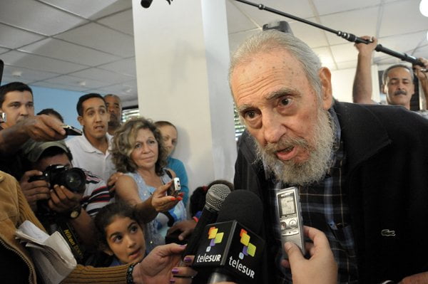 Fidel Castro declaró a la prensa (Foto: Juventud Rebelde de Cuba)