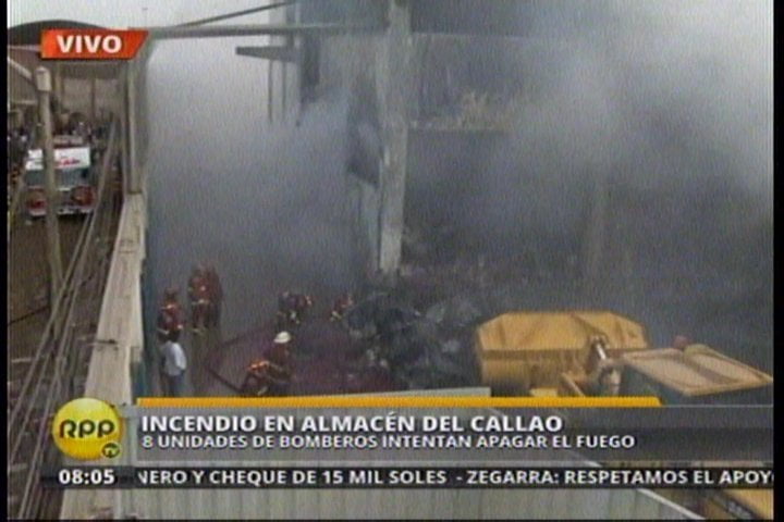 Incendio en el Callao (Foto: RPP Noticias)