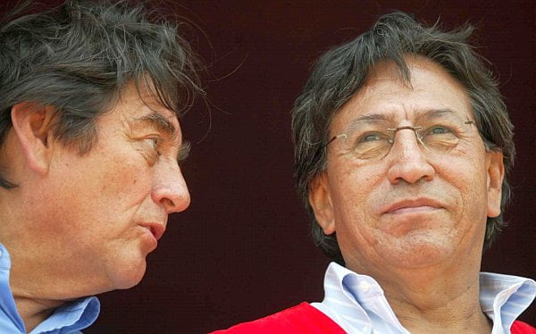 Luis Thais y Alejandro Toledo (Foto: El Comercio)