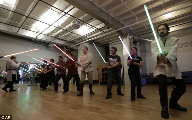 Caballeros Jedi en Escocia (Foto: Daily Mail)