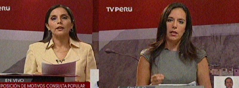 Debate entre patricia Juárez y Marisa Glave