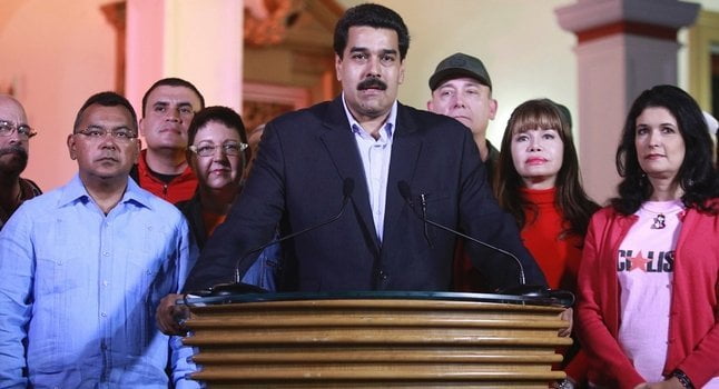 Nicolás Maduro y sus ministros