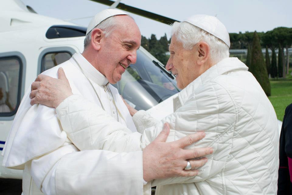 Cita histórica, el Papa Francisco visita a Benedicto XVI