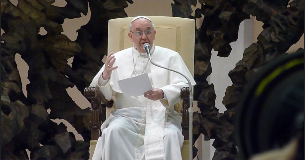El Papa Francisco en importante llamando a la paz mundial