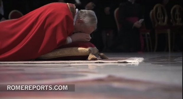 El Papa Francisco expresó humildad ante la Pasión de Cristo (Rome Repots)